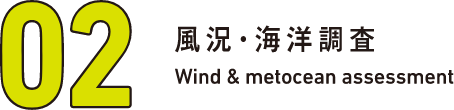 02 風状・海洋調査 Wind & metocean assessment